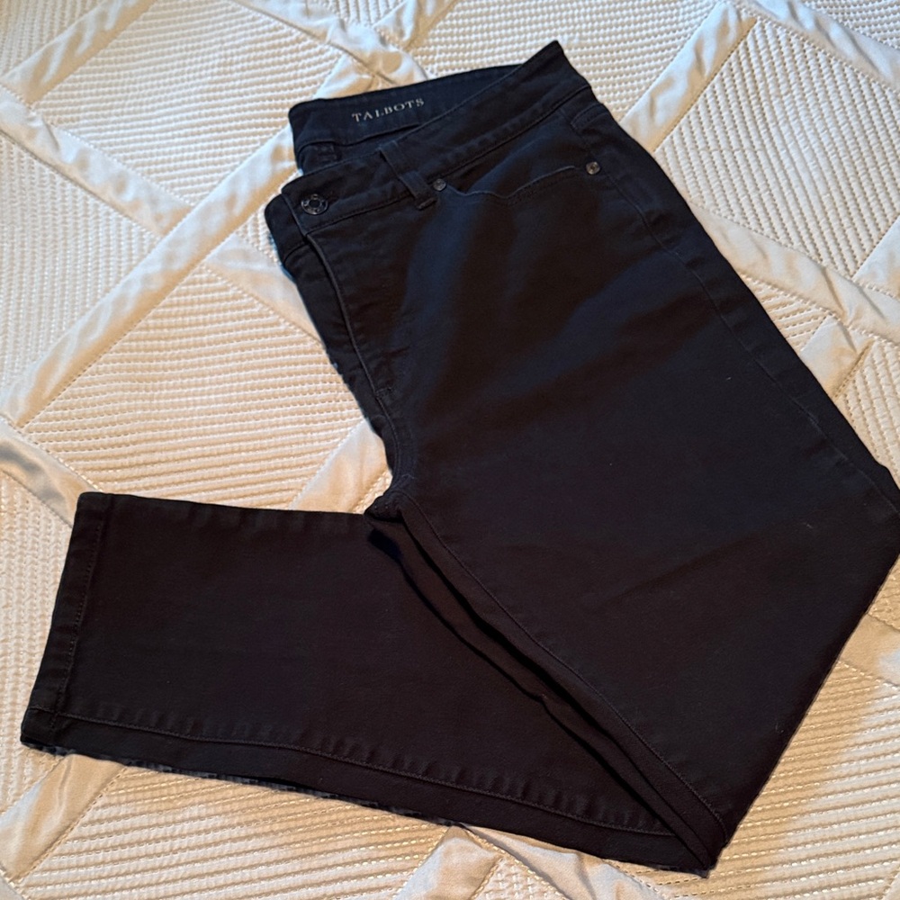 Talbots Women's Black Straight Leg Jeans